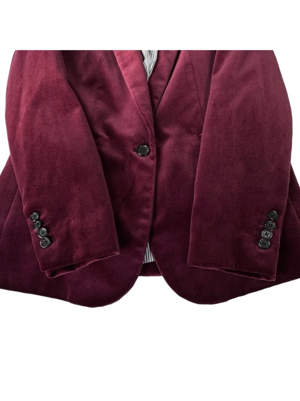 J. Crew Burgundy Velvet Parke Blazer 6 Preppy Heritage Academia - Picture 7 of 15